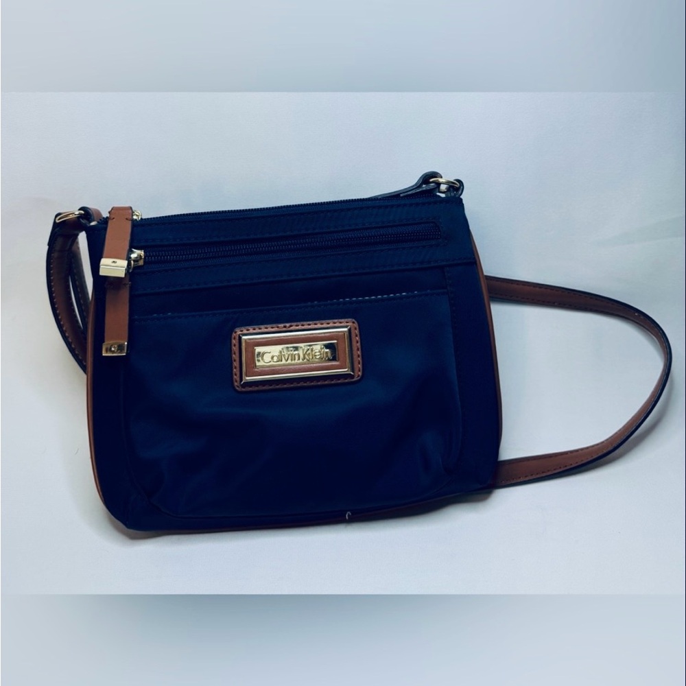 Calvin Klein Crossbody Messenger Bag Navy Nautical Blue